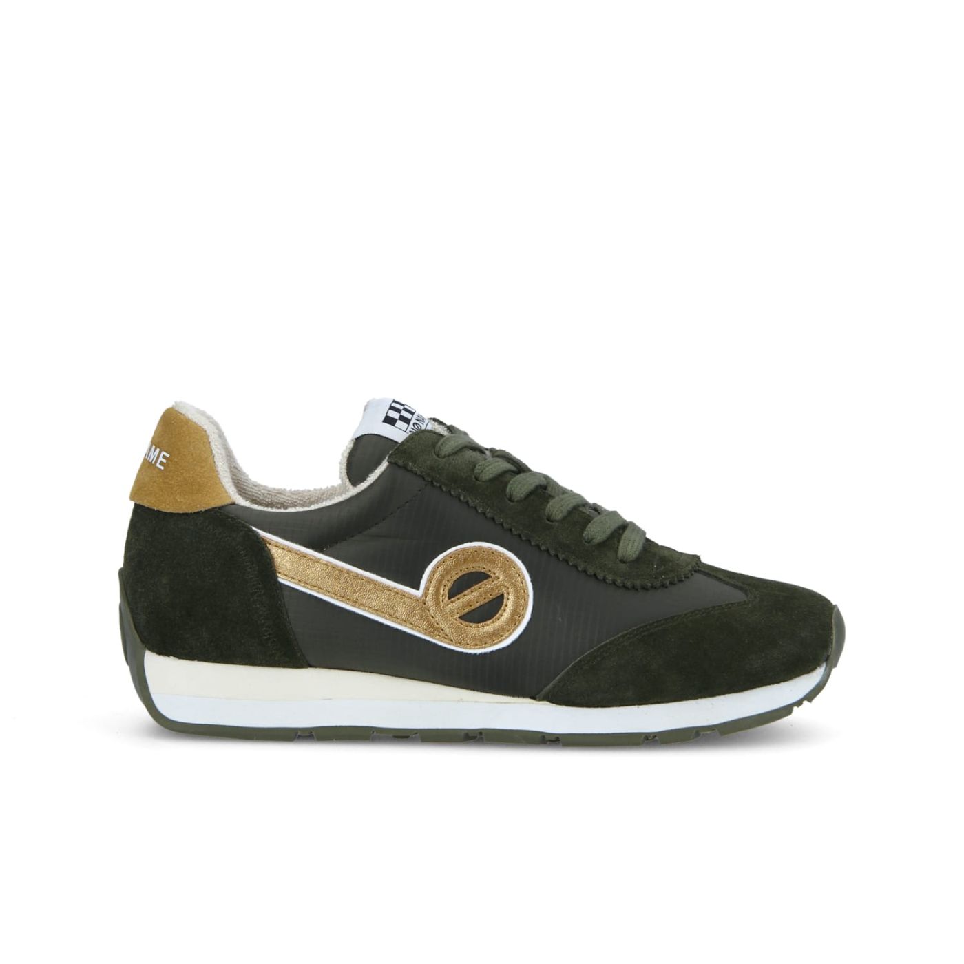 CITY RUN JOGGER   -  CAMPER/SUEDE  - VERDE SCURO